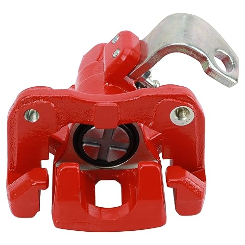 Image of TRQ Performance Rear Driver and Passenger Side Brake Caliper Set Caliper Brackets Compatible with 06-15 Honda Civic 13-22 Acura ILX
