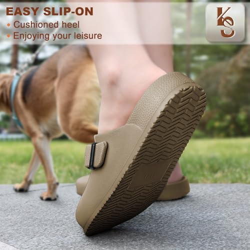 Image of KEMISANT Women Clogs,Comfortable Mules Sandals Slippers Nurse Garden Shoes Unisex for Men Cushioned Support