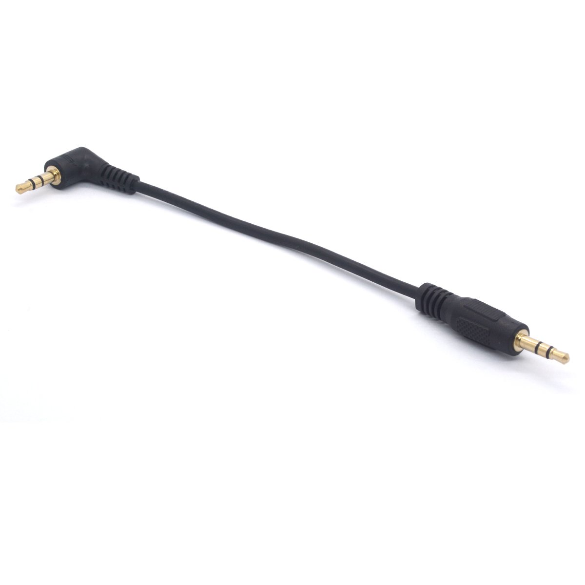 Tomost 3,5 mm audiokabel 90 graden 3,5 stekker naar stekker adapter hoofdtelefoon jack AUX voor smartphone tablet MP3 Echo