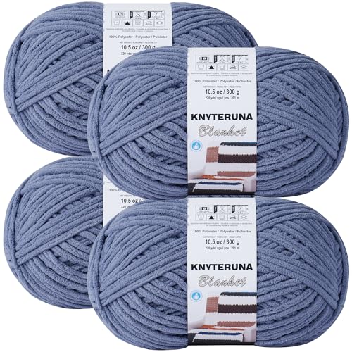 Knyteruna #6 Super Bulky Blanket Yarn for Crocheting - 4