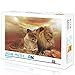 Puzzles pour Adultes Puzzle 1000 pièces Animal Lion d'Afrique Puzzles Classiques 1000 Pièces Casse-tête à thème Bricolage Puzzle Jouets Cadeau 52x38cm