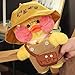 FVBNH 30CM Rosa   Kawaii Café Mimi Pato Amarillo de Peluche de Juguete Lindo muñeco de Peluche Suave muñecas de Animales Juguetes para niños Regalo de cumpleaños para niña 23