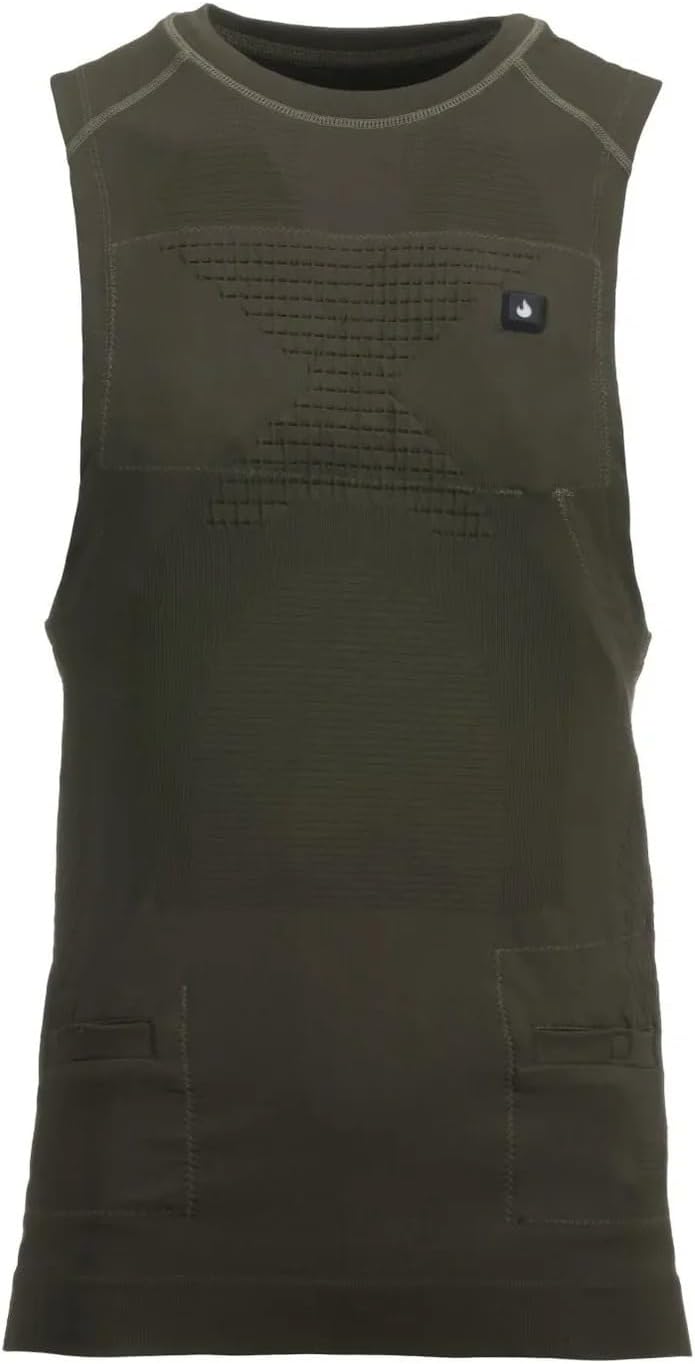 Pnuma Outdoors IconX Heated Core Vest, Pine Creek, Carbon Fiber Heating, HydroWick, SilverStrike (P312D)