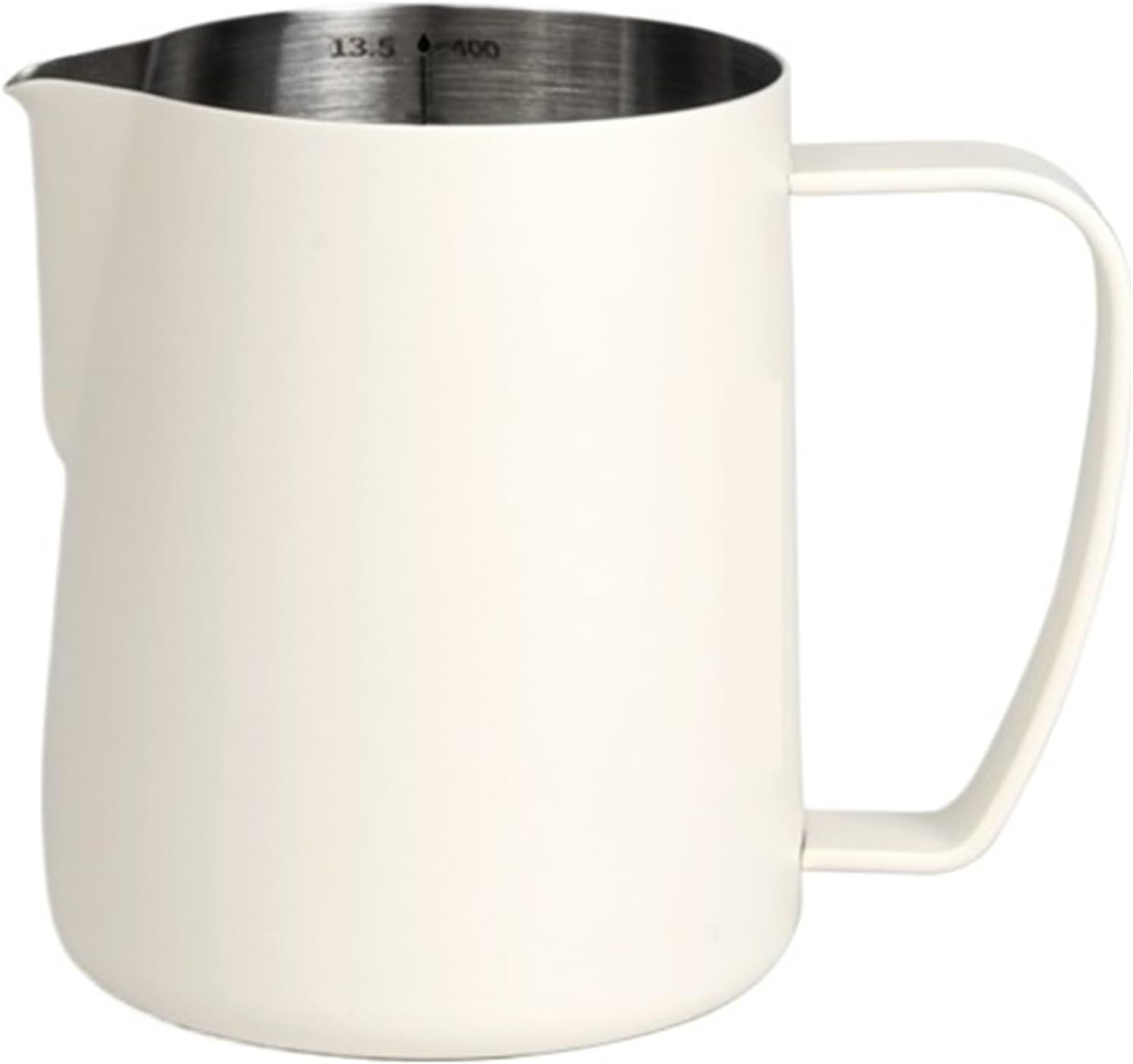 Stainless Steel Milk Frothing Pitcher 400/600ml Cappuccino Latte Art Jug Home Barista Accessories(600ml Retro Metal)