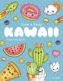  Cute and Easy Kawaii Colouring Book: 30 Fun and Relaxing Kawaii Colouring Pages For All Ages: 14 (Ljk Colouring Books)