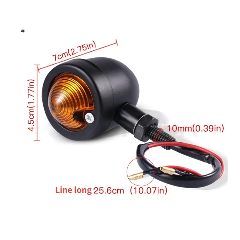 Nisza Indicatori Direzione Indicatore Luminoso Degli Indicatori Di Direzione Del Motociclo Per H&arley Per Per S&uzuki Per Y&amaha Shadow Lampada Per Segnali Universali 12V