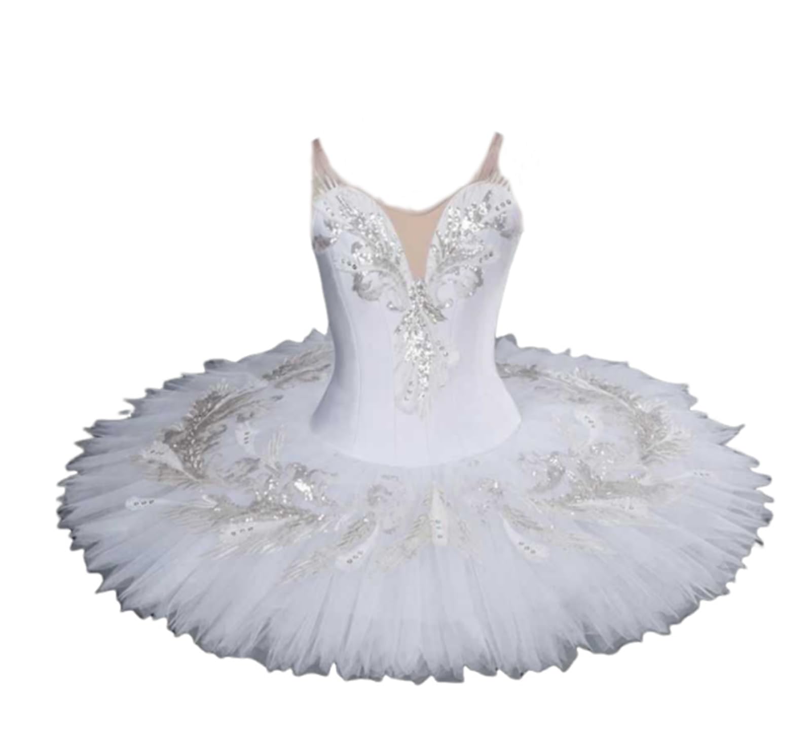 OTMYIGO Robe Tutu crêpe de Ballet du Lac des cygnes pour Filles, Robe de Spectacle de Danse pour Enfants pour Les compétitions de Danse