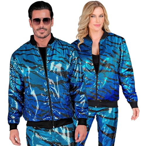 Widmann W MILANO Party Fashion - Party Fashion Bomber Jacket, Sequin Jacket, Vest, Party Outfit, Disco, Animal Print - Image 3