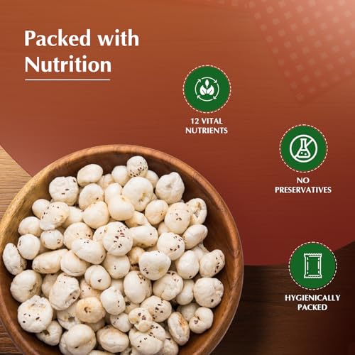 Image of Amazon Brand - Vedaka Fox Nuts (Phool Makhana) | 200 g | Light & Crunchy | No Artificial Flavours & No Preservatives