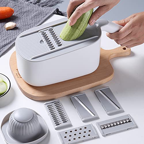 Rallador para queso y verduras con mango cómodo y contenedor miniatura 2