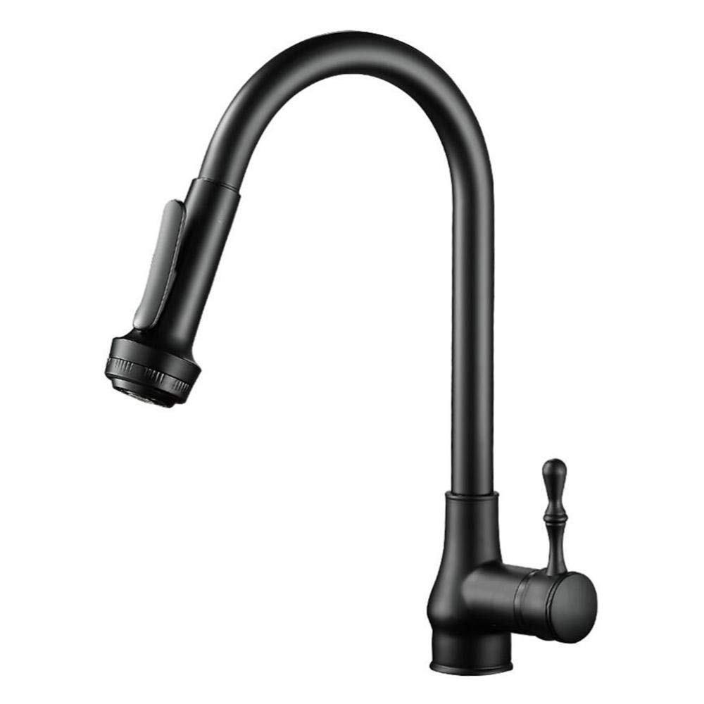 Robinet d'évier de cuisine multifonctions extensible idéal pour îlot central moderne