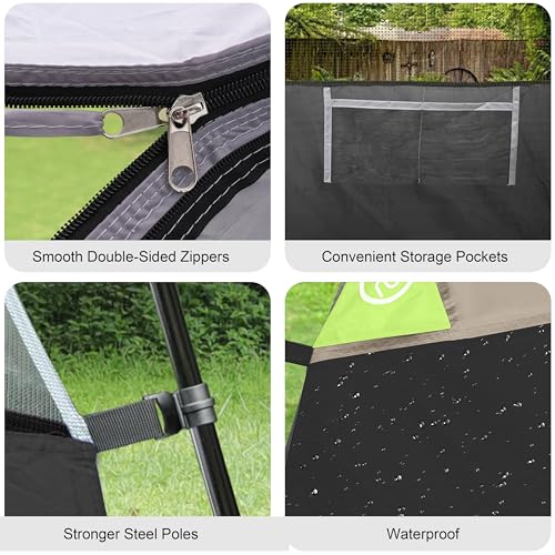 Image of CAMPROS CP Tents for Camping 2 /4 /6 Person, Waterproof Windproof Dome Tent