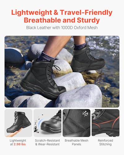 VEVOR mens Men's Military Tactical Boots2