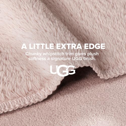 UGG Whitecap Throw Blanket, Soft Fleece Blanket, 50" x 70", Quartz Pink - image 9