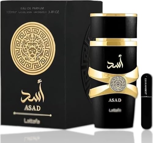 Perfume Asad Para Hombres Eau De Parfum 100 Ml Original Perfume Árabe Oriental Intenso Regalo Atomizador 5ml Drikanbest Perfume Asad Para Hombres Eau De Parfum 100 Ml Original Perfume Árabe Oriental Intenso Regalo Atomizador 5ml Drikanbest