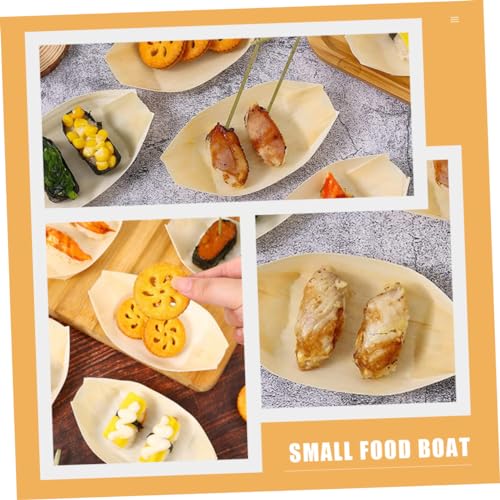 Botes desechables de bambú para sushi 200 pcs miniatura 2