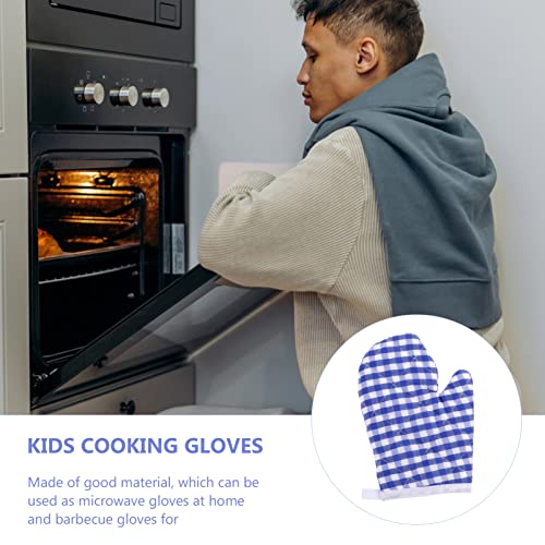 2PCS Ofenhandschuhe Weihnachten Kinder Backhandschuhe Kinder Küchenhandschuhe Topfhandschuhe Küche Kochen Handschuhe Kochen Backen Handschuhe Backofenhandschuhe