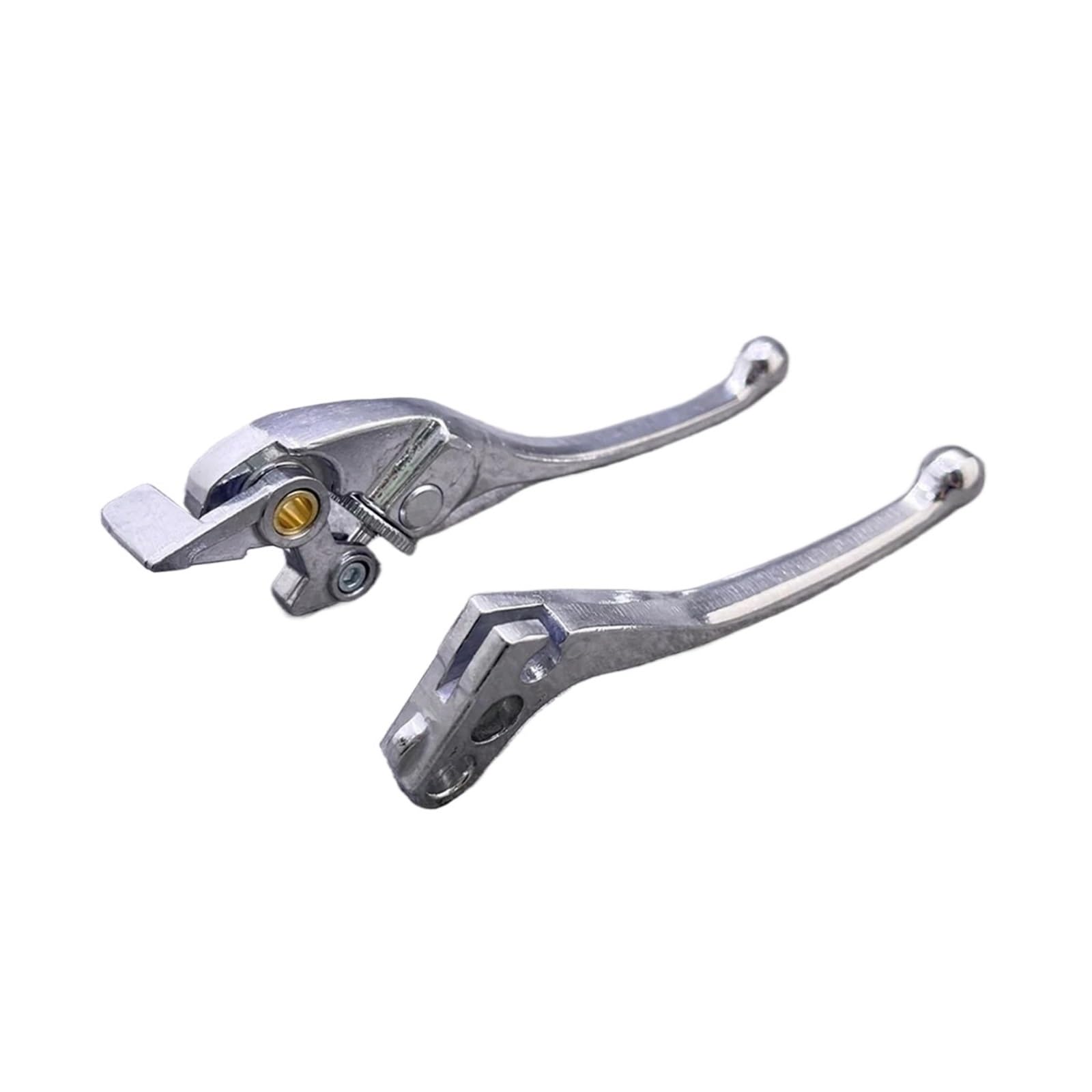 Zynther Motorcycle Brake Clutch Lever for Chrome Motorcycle Brake Clutch Handle Levers for Honda Spada VT250 MC20 CB400 92-98(N0593(a))
