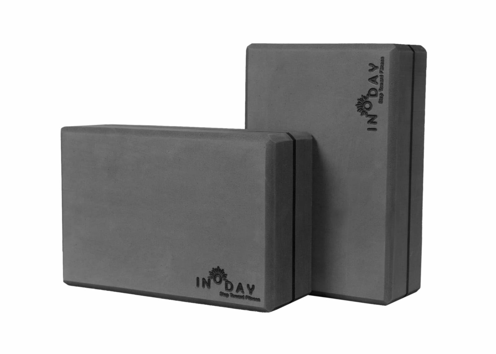 INODAY Grey Yoga Blocks set of 2 EVA Foam For Daily Excercise (B0CTMR62L1) Amazon Price History, Amazon Price Tracker