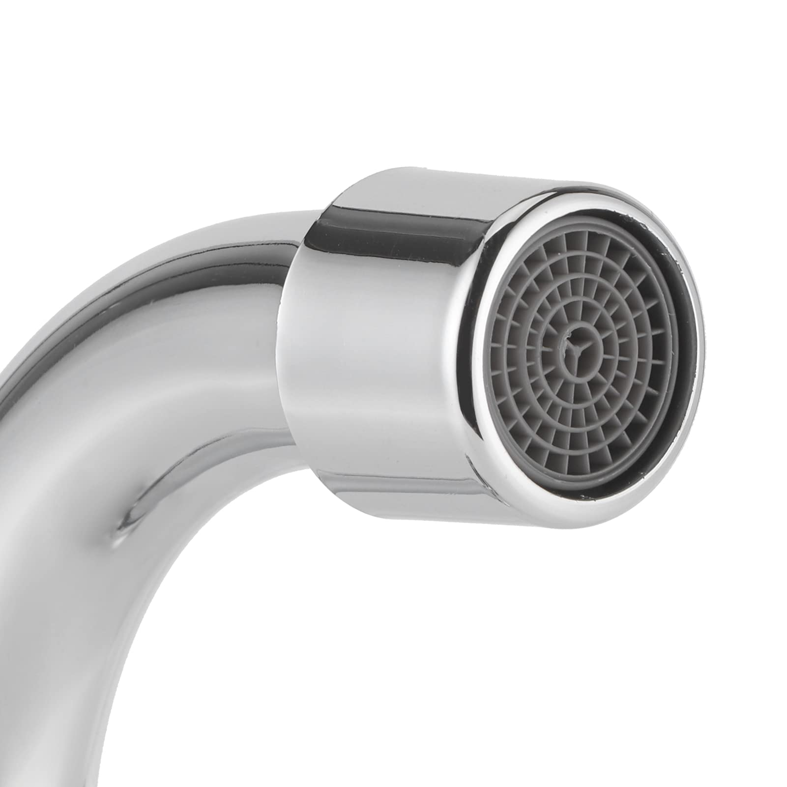 Grifo de Agua, Grifo de Cocina de Rosca G1 / 2in, Herramienta de Lavabo de Salida De Agua Fría Caliente, Aleación de Zinc 360 Grifo de Rotación Ajustable para RV Caravan Cocina Baño Autocaravanas