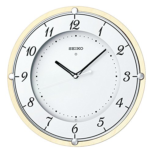 Reloj de pared Seiko KX373A analógico redondo miniatura 1