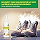 Stimio - Stinkeschuhe waren gestern! Innovatives Schuhdeo Spray gegen Schweißgeruch - Effektive Mikroorganismen als natürlicher Geruchsentferner – Nachhaltig & effektiver Schutz vor Schweißfüßen!