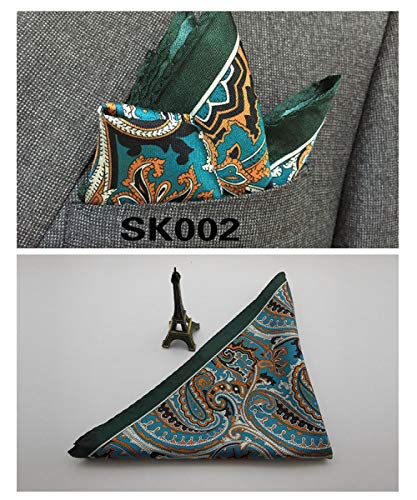 Preisvergleich Produktbild ouyalis Schal Halstuch Schals Herrentaschentuch Mode Muster Lässig Herrentaschentuch Quadrat Handtuch Taschentuch @ Sk002