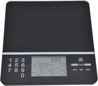 Food Nutrition Scale, Digital High Accuracy Kitchen Scale, Tempered Glass Scale for Cooking, Baking and Weight Loss
