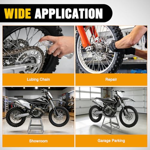 Image of Nilight Universal Dirtbike Pit Stand Non-Slip Rubber Top 1000LBS Capacity