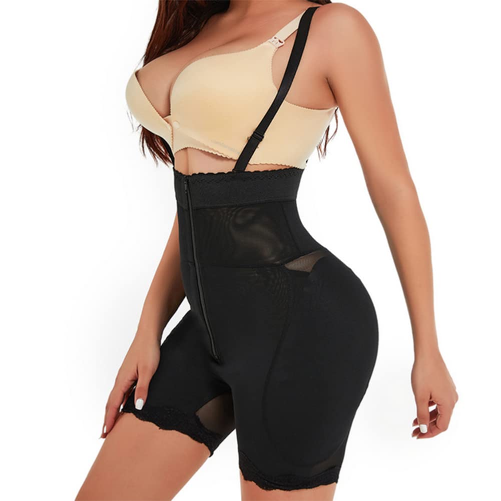 Body Butt Lifter Body Shaper Majtki modelujące brzuch Damskie Shaper Gorset treningowy wyszczuplający(Czarny-X-Duży