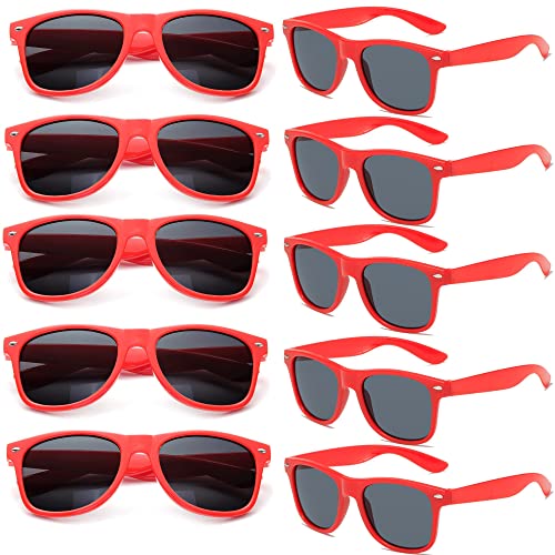 12 Paare 80er Style Partysonnenbrillen - Bunt, Retro & Perfekt Für Feiern!