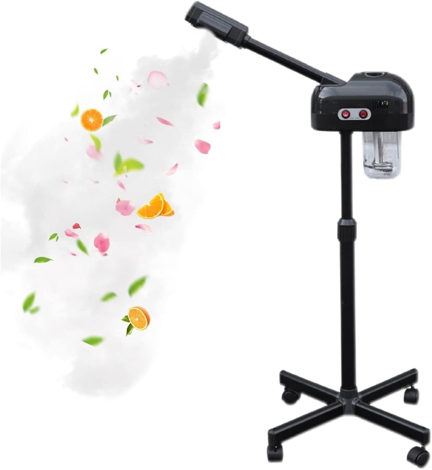 Face Steamer for Facial Deep Cleaning Professional, Stand Facial Steamer with Hot Mist and 360° Rotatable Nozzle, Facial Steamers Home Facial Spa, Steamer Esthetician for Salon, Spa, Black Face Steamer for Facial Deep Cleaning Professional, Stand Facial Steamer with Hot Mist and 360° Rotatable Nozzle, Facial Steamers Home Facial Spa, Steamer Esthetician for Salon, Spa, Black