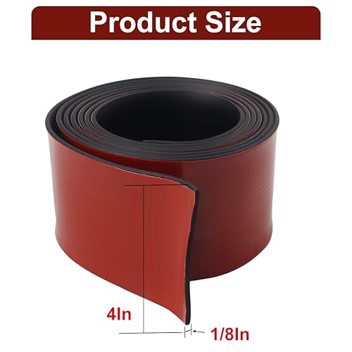 Miniatura 2 de VUAOHIY Tiras de goma adhesivas de neopreno rollos de hojas de goma sólida para juntas de bricolaje almohadillas de manualidades ancho 4 pulgadas T