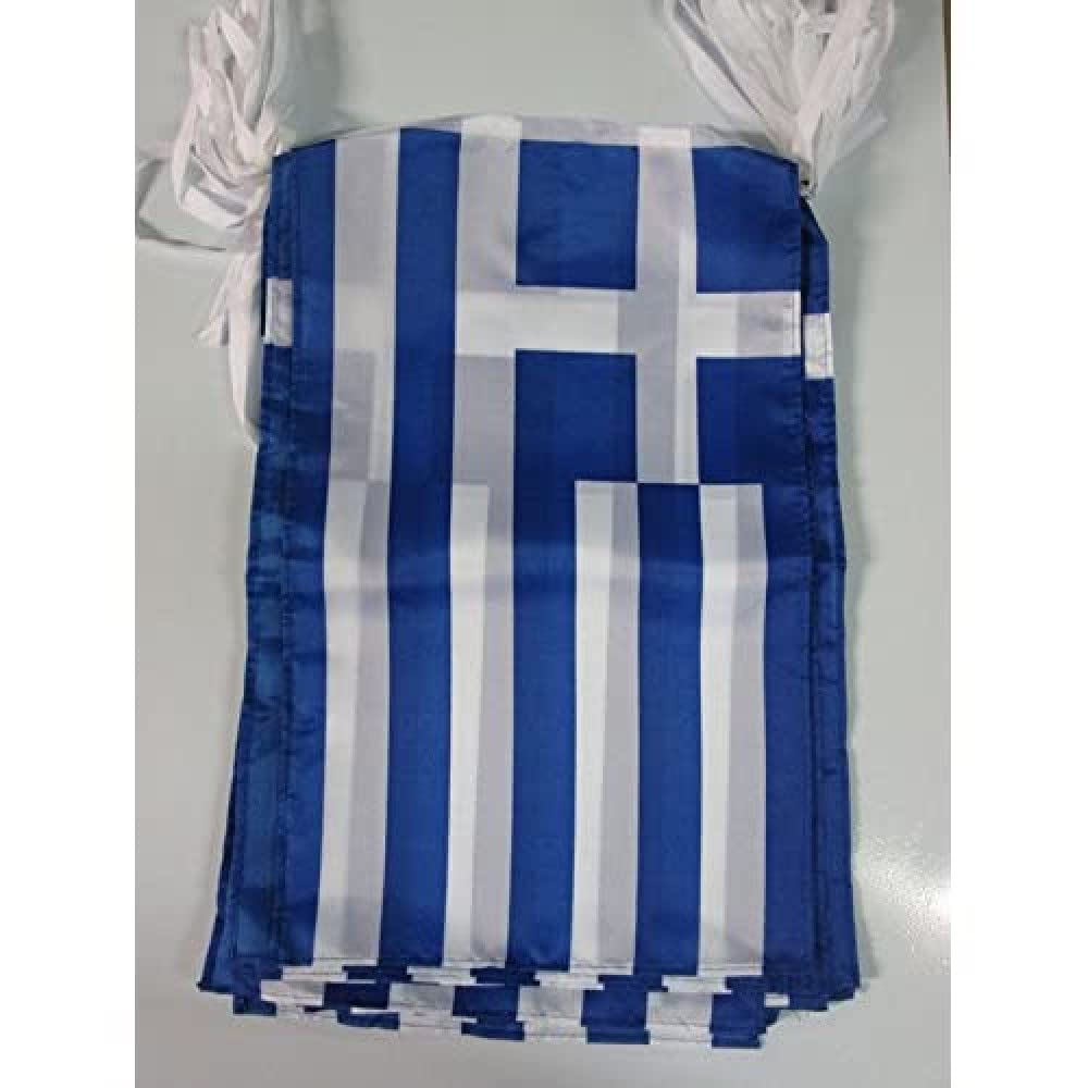 AZ FLAG Keltische Fahnenkette – 12 Meter Mit 20 Flaggen, Je 45x30 Cm, Für Innen & Außen