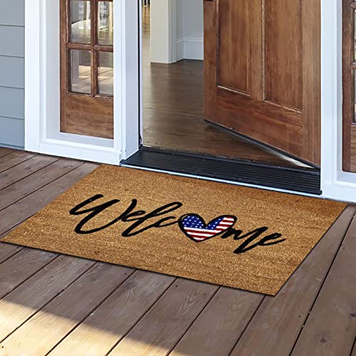 Country 4Th Of July Decor Independence Day Door Mats Bathroom Bedroom Living Room Floor Mats Household Non-Slip Carpet Patriotic Ornaments Decorations Memorial Day Centerpieces For Tables Usa #TOP1