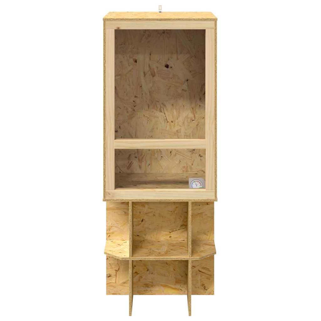 Genérico Terrario Marrón 50 x 50 x 130 cm OSB,Producto para Mascotas y Animales,Productos para Mascotas,Productos para Reptiles y Anfibios,Terrarios para Reptiles y anfibios-3397888