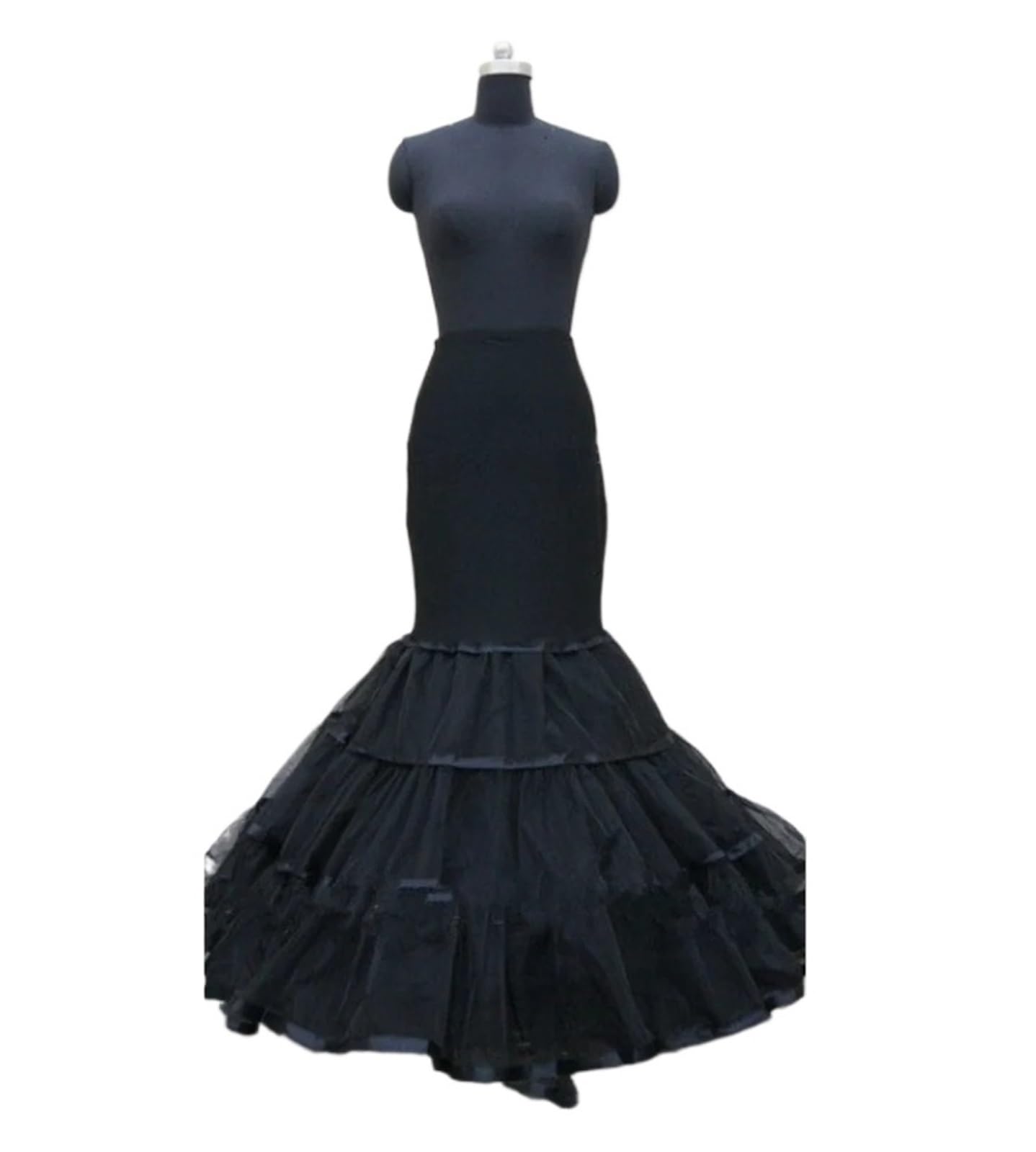 Jupon de dessous Robe de mariée sirène blanche en tulle et jupon