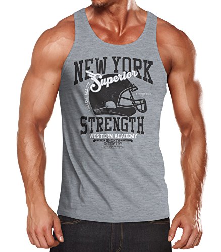 Débardeur homme gris Neverless XXL idéal pour le sport et la détente