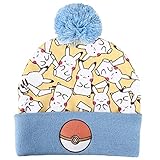 Bioworld Pokemon Pikachu AOP Knit Cap Yellow