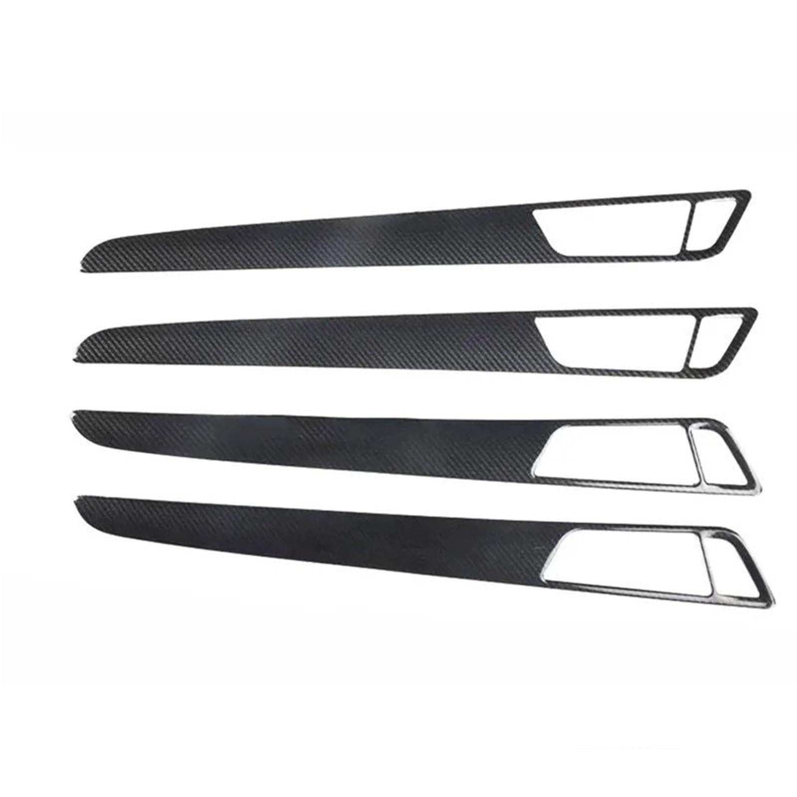 Interior Trim for Q5 8R 2010-18 for SQ5 8R 13-17 Accessories Carbon Fiber Style Interior Decoration Center Console Door Interior Sticker ABS Auto Central Inner(C LHD)
