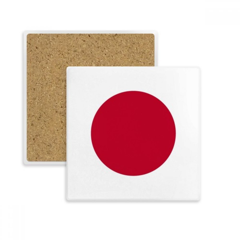 Drapeau Japon dessous de verre en pierre à offrir en cadeau de boisson