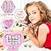 PASEMM 36pcs Little Girl Jewel Rings, Adjustable Unicorn Rings Toys, No Duplication Kids Play Ring in Box,Dress Up for 4-12 Year Old Girls, Birthday Christmas Valentine's Day Holiday Gifts
