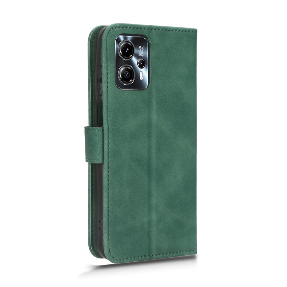 WOBURN Custodia In Pelle Magnetica Per Motorola Moto G53 5G - Portafoglio Con Slot Per Schede E Funzione Stand - Nero