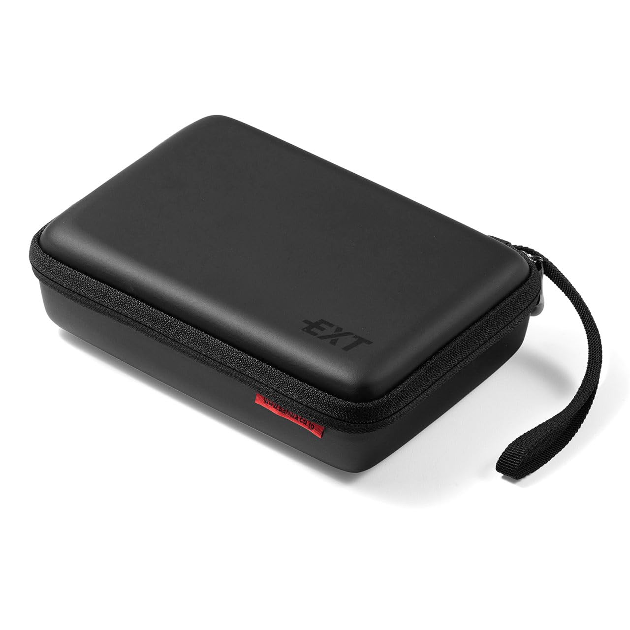 サンワダイレクト ガジェットポーチ セミハード 仕切り付 旅行 出張 便利グッズ マウス ケーブル モバイルバッテリー 収納ポーチ トラベルポーチ Sサイズ ブラック 200-BAGIN014BK商品画像