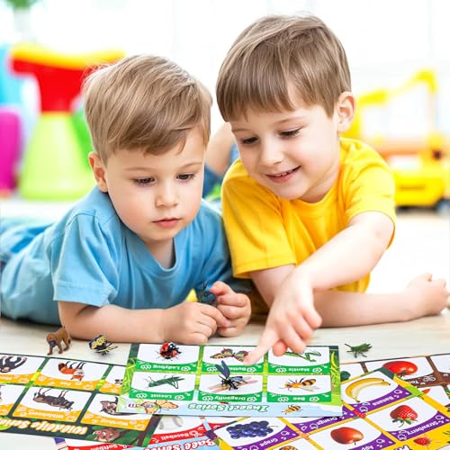 Learn2M Sorting Toys for 3-5 Year Olds, 7 Themed Matching Games with Magnetic Whiteboard, Montessori Fine Motor & Writing Practice, Speech Therapy & Classroom Learning Gift - Image 8