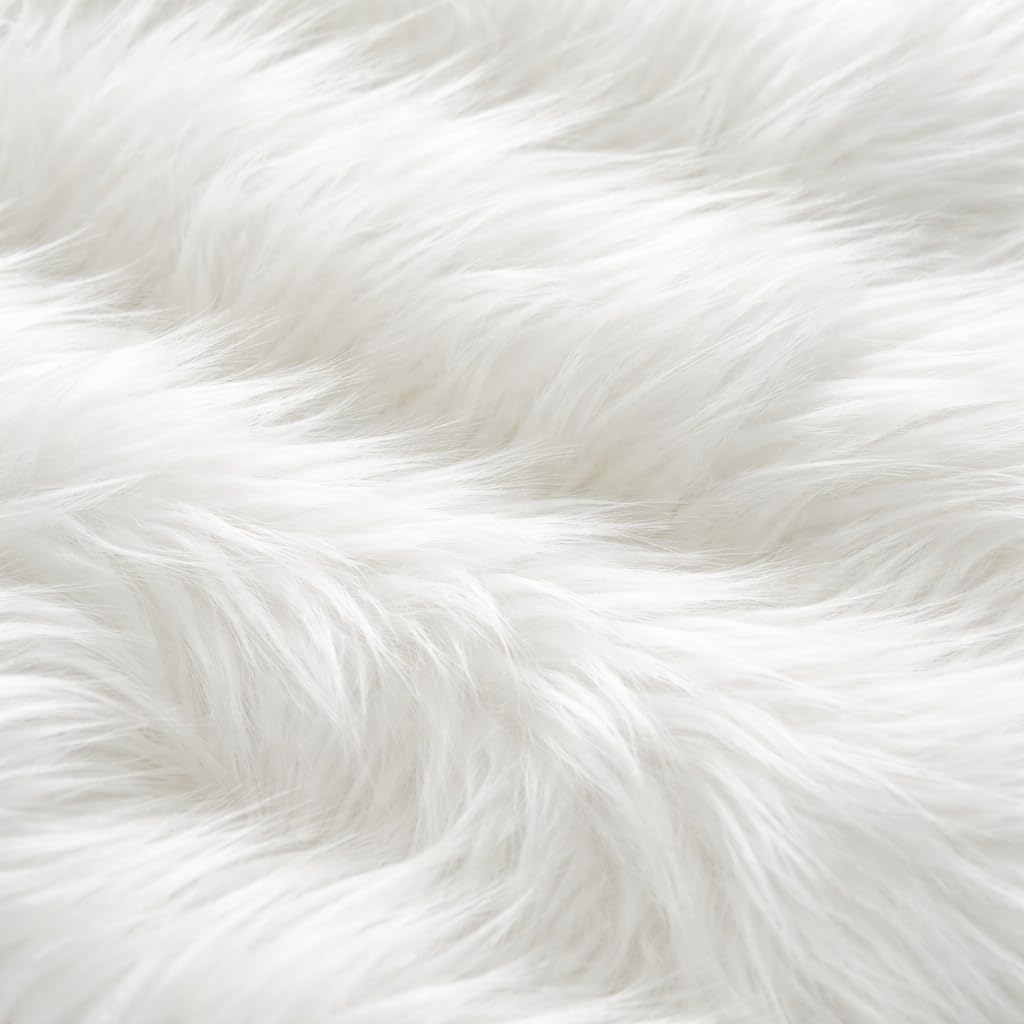 Basket Hub Solid White Fur Cloth (1 Meter) for Decoration | Baby Photoshoot Props, Party Decor, Gift Wrapping, Costume Use, Wedding Mandap & Pooja Backdrop-image-8