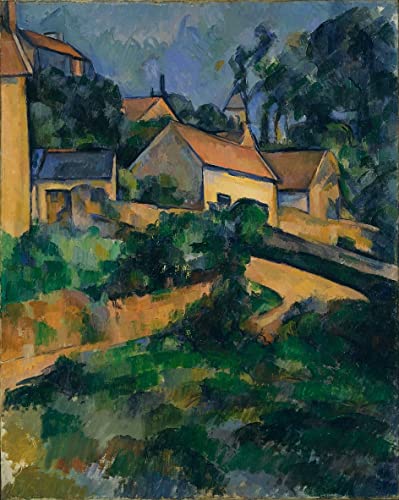 Pintura mural para paredes vacías: lienzo SERENDIPITP de Cézanne, cambia tu dormitorio