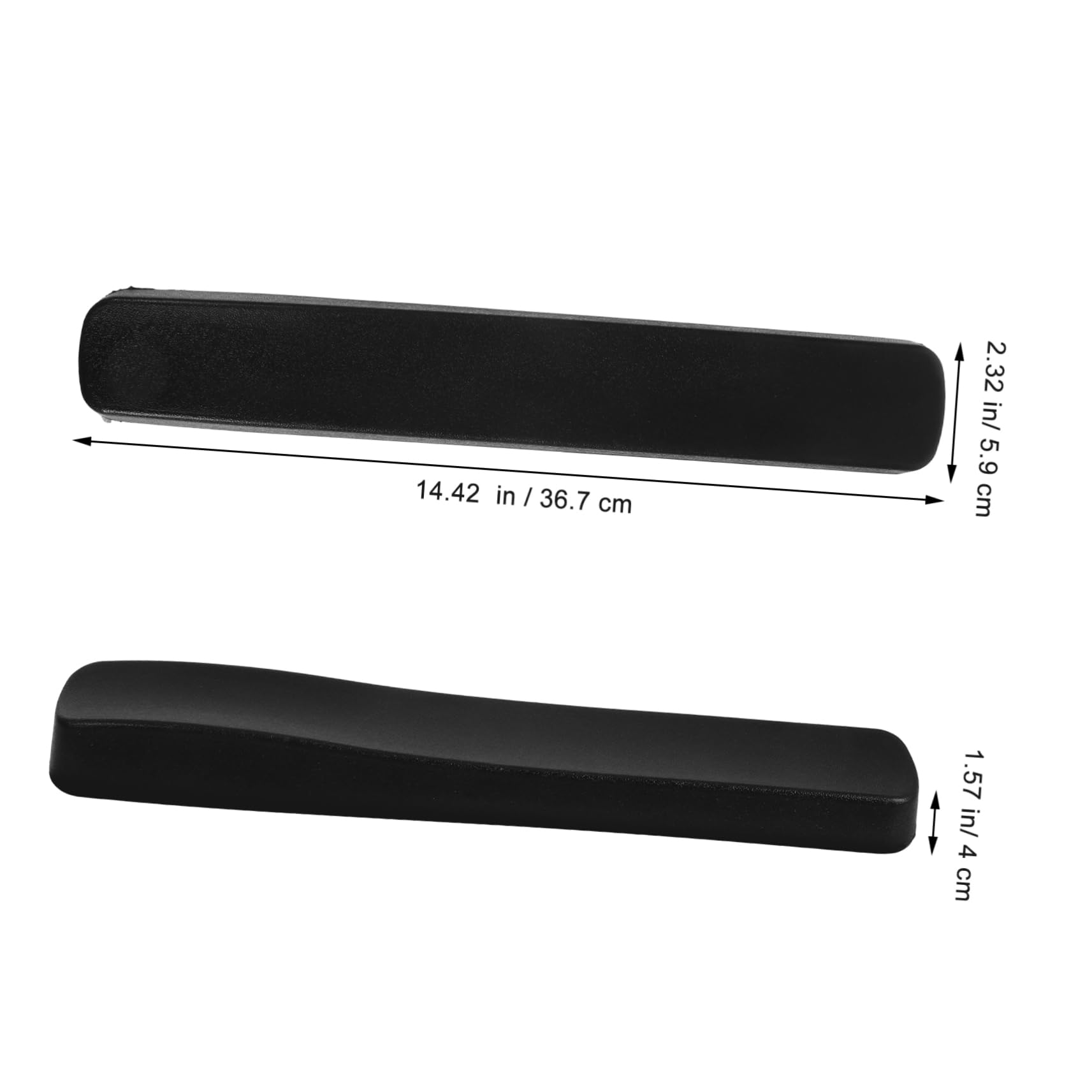 Healeved Enhanced Comfort Wheelchair Armrests Pu Foam Easy Cleaning Fit for Office Chair Arm Pads Replacement Armrest Pad for Wheelchair