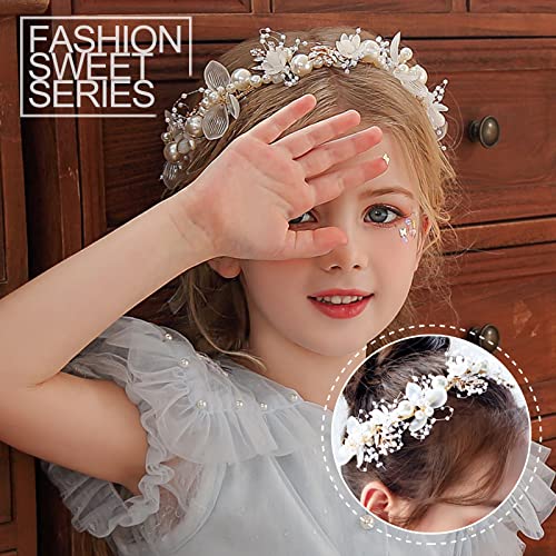 TSHAOUN Coroncina Comunione Bambina, Accessori per...