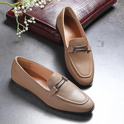 Image of YOHO Bliss Loafers for Women | Comfortable & Stylish Bellies | Fashion Moccasins with Footpharma Footbed | Slip-on for Casual & Formal Wear | 001